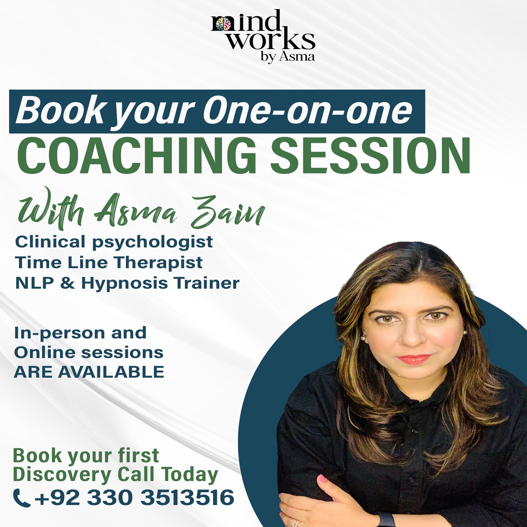 Asma Zain - Mental Health Specialist - ABNLP - NLP