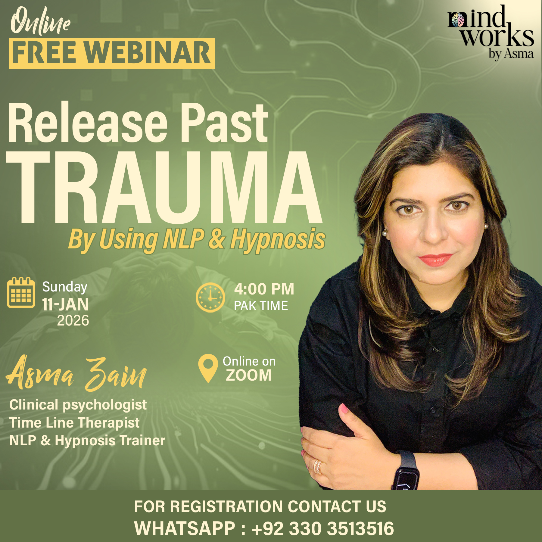 Asma Zain - Mental Health Specialist - ABNLP - NLP